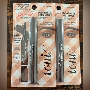 Ioni Brow Duo Pomade + Brush - Dark Brown